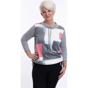 Dámské oblečení Antom Dámský svetr ELENA Barva: Červená, Velikost: 46