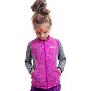 Dívčí mikina WOLF Holčičí funkční mikina [M2242] Barva: Fialová, Velikost: 134