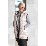 S'WEST Dámská oboustranná vesta FREN [B-8501] Barva: Světle růžová, Velikost: 2XL