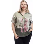 Italy fashion Dámská košile SPRING Barva: Zelená, Velikost: UNI: XL-3XL