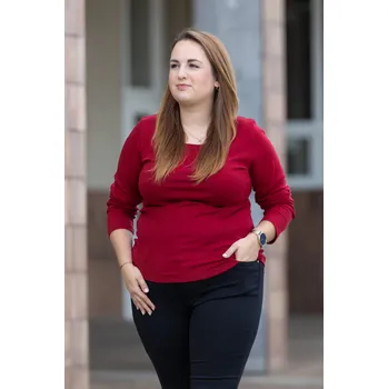 Benter Tričko s dlouhým rukávem REPY [55073, 55070] Barva: Vínová, Velikost: 2XL