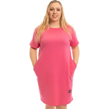 Dámské šaty Italy fashion Šaty SIMPLY more Barva: Růžová, Velikost: UNI: XL-3XL