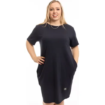 Dámské šaty Italy fashion Šaty SIMPLY more Barva: Tmavě modrá, Velikost: UNI: XL-3XL