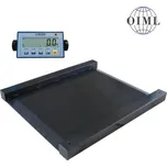 Nájezdová podlahová váha LESAK 4TUVN1010L-DFWL, 600kg/200g, 1000x1000mm, lak