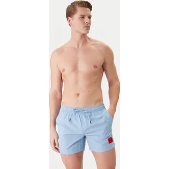 Pánské plavky HUGO Plavecké šortky Dominica 50493450 Tmavomodrá Regular Fit XL