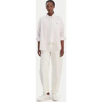 Pánské oblečení Tommy Jeans Košile DW0DW22211 Růžová Regular Fit XXS