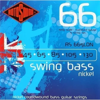 Příslušenství pro strunný nástroj Rotosound RS 665 LDN Struny pro 5-strunnou baskytaru (Jako nové)