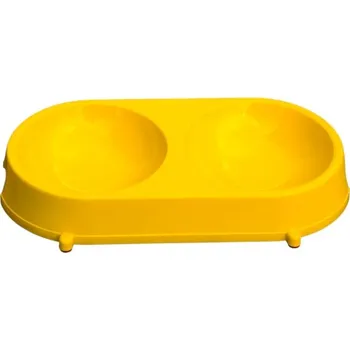 chovatelské pletivo J.A.D. TOOLS Miska pro psy a kočky plastová malá dvojitá