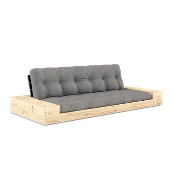 Pohovka KARUP Rozkládací pohovka BASE s postranním úložným prostorem šedá 244 cm