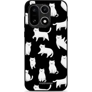 Lesklý kryt Mobiwear Glossy - OnePlus 15 - G163G Bílé kočičky (Prémiové lesklé pouzdro, obal, kryt Mobiwear Glossy na mobil OnePlus 15 - G163G Bílé kočičky, materiál Plast + TPU silikon - krytí po všech stranách, neošoupatelný potisk, tenké provedení,)