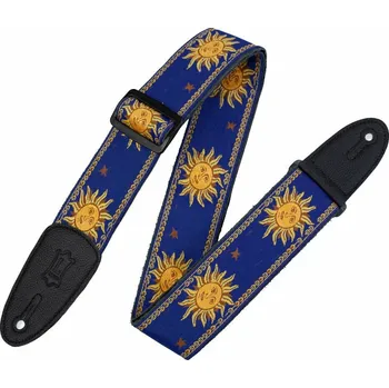 Příslušenství pro strunný nástroj Levy's Sun Motif Blue Kytarový pás (Jako nové)