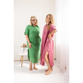 Dámské šaty Italy fashion Šaty NATURE Barva: Fialová, Velikost: UNI - L-2XL