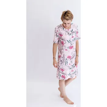 Dámská noční košile Benter Dámská noční košile FIBIE [46770] Barva: Světle růžová, Velikost: M