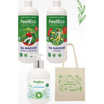 Mycí prostředek FeelEco BALÍČEK NÁDOBÍ a PÉČE O RUCE PANTHENOL