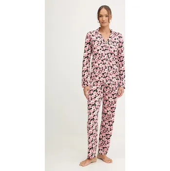 Dámské noční prádlo Pyžamo Lauren Ralph Lauren ILN92440 růžová 42A, vel. S