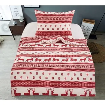 Povlečení Universal design Vánoční povlečení SOB Barva: Červená