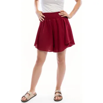 Italy fashion Vzdušné kraťasy FLOW Barva: Vínová, Velikost: UNI: S-L