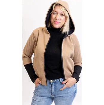 Dámská bunda Italy fashion Bomber MARISA Barva: Béžová, Velikost: UNI: S-L