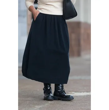 Dámská sukně Italy fashion Manšestrová sukně MALORY Barva: Černá, Velikost: UNI: S-L