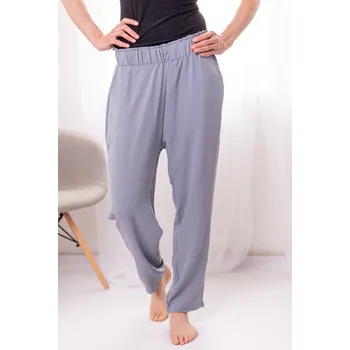 Dámské kalhoty Italy fashion Vzdušné kalhoty ALADINKY Barva: Modrá, Velikost: M/L