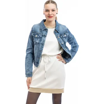 Dámské šaty Italy fashion Úpletové šaty MIRANDA Barva: Bílá, Velikost: UNI: S-L