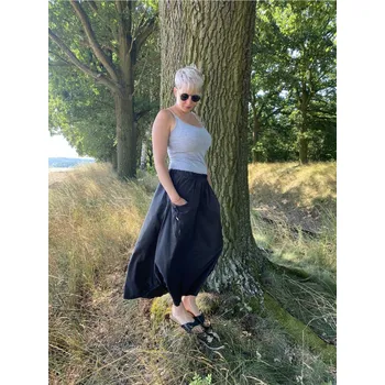 Dámská sukně Italy fashion Sukně z jemného šusťákového materiálu Barva: Petrolejová