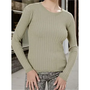 Oblečení a móda Sinsay - Svetr s&nbsp;dlouhými rukávy - olivová - 369EU-91X - 369EU-91X-S