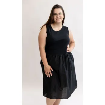 Dámské šaty Italy fashion ŠATY DUBLIN Barva: Černá, Velikost: UNI - XL-4XL