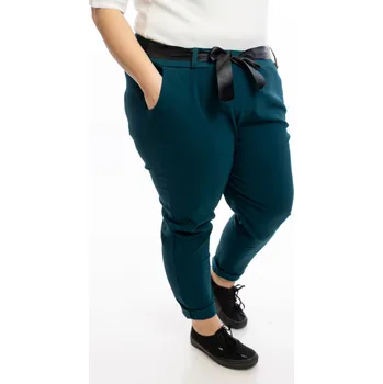 Dámské kalhoty Italy fashion Kalhoty BUGGY Barva: Petrolejová, Velikost: UNI: XL-4XL