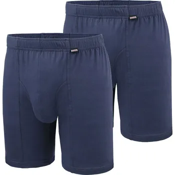 Boxerky ADAMO boxerky pánské 129622 nadměrná velikost 2 KUSY 5XL tmavě modrá