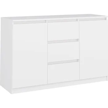 Dětská skříň Komoda Malwa 2D3S BÍLÁ