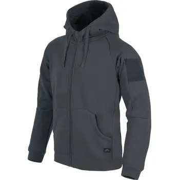 Pánská mikina Helikon-Tex Mikina Urban Tactical Hoodie Lite FullZip šedá (wolfgrey) - HELIKON Velikost: XS