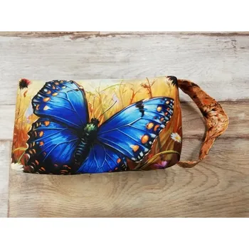 Kosmetická taštička digitální tisk (bavlna) - 22 x 12 x 8 cm - Motýlek