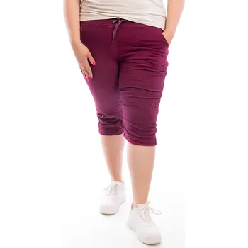 Dámské kraťasy Italy fashion Dámské kraťasy LOLLY Barva: Vínová, Velikost: UNI: XL-3XL