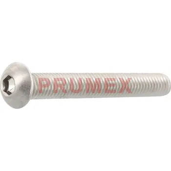 Šroub Šroub s půlkulatou hlavou inbus ISO 7380 M3x5 nerez A2