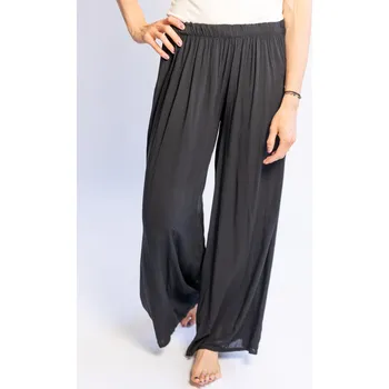 Dámské kalhoty Italy fashion Dámské letní kalhoty BETTY Barva: Černá, Velikost: UNI: M-2XL