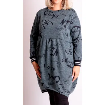 Dámské šaty Italy fashion Šaty SMILE Barva: Zelená, Velikost: UNI - L-2XL