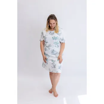 Dámská noční košile Benter Noční košile OLIE [46766] Barva: Bílá, Velikost: 4XL
