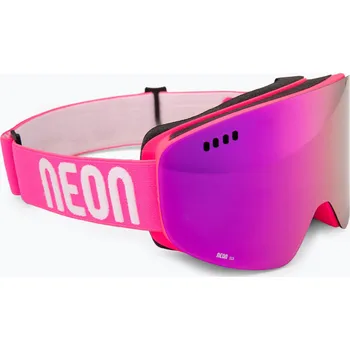 Lyžařské brýle Neon Light pink/mirror violet