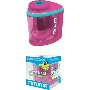 Elektrické/manuální ořezávátko Mitama, 1 otvor, růžové