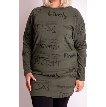 Dámské šaty Italy fashion Šaty LUCKY Barva: Khaki, Velikost: UNI - L-2XL