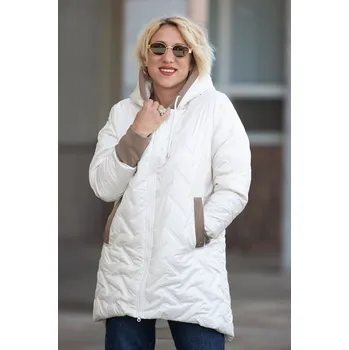 Dámská bunda S'WEST Dámská bunda NANCY [T2-2291#] Barva: Krémová, Velikost: 50