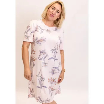 Dámská noční košile Benter Noční košile OLIE [46766] Barva: Světle růžová, Velikost: 2XL