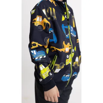 Chlapecká mikina KUGO klučičí mikina TRUCK Barva: Černá, Velikost: 122