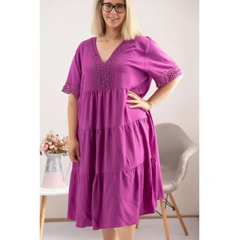 Dámské šaty Italy fashion Šaty ATHÉNA Barva: Zelená, Velikost: UNI - L-2XL