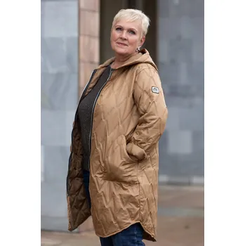 Italy fashion Dámská přechodová bunda AMÁLIE Barva: Medová, Velikost: UNI: L-2XL