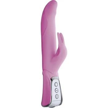 Vibrátor Vibe Therapy Delight Pink Vibrátor s dráždičem klitorisu