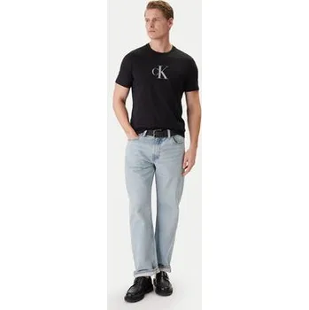 Pánská móda Calvin Klein T-Shirt LV04RF853G Černá Regular Fit S