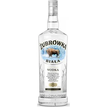 Vodka Zubrowka Biala 37,5% 1l (holá láhev)