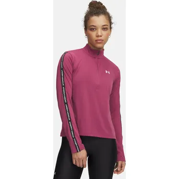 Dámská mikina Dámská mikina Under Armour UA Tech WM Tape Half Zip- 6005100-659 Červená SM